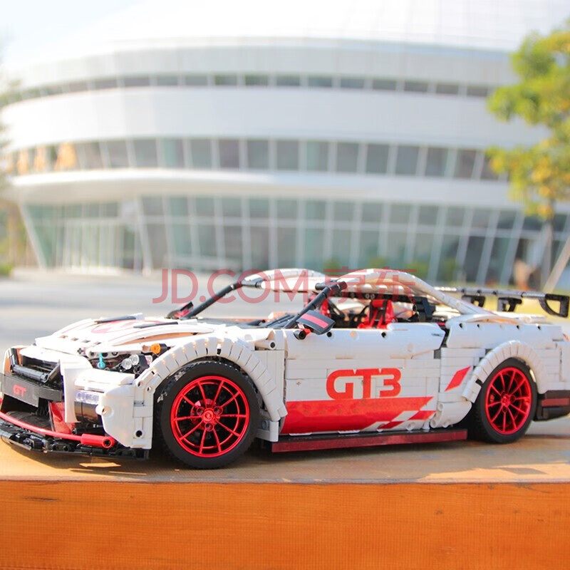 新款启智乐大g63遥控车gtr野马moc汽车积木拼装成年立体乐高8499成年