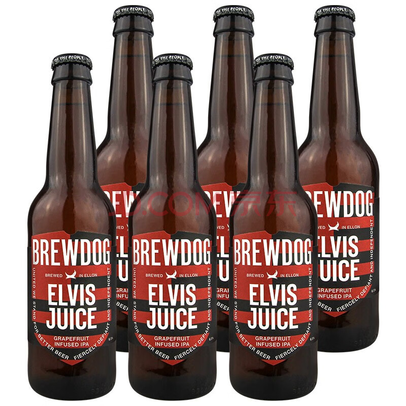 英国进口精酿啤酒 酿酒狗系列啤酒 brewdog 酿酒狗猫王啤酒330ml*6瓶