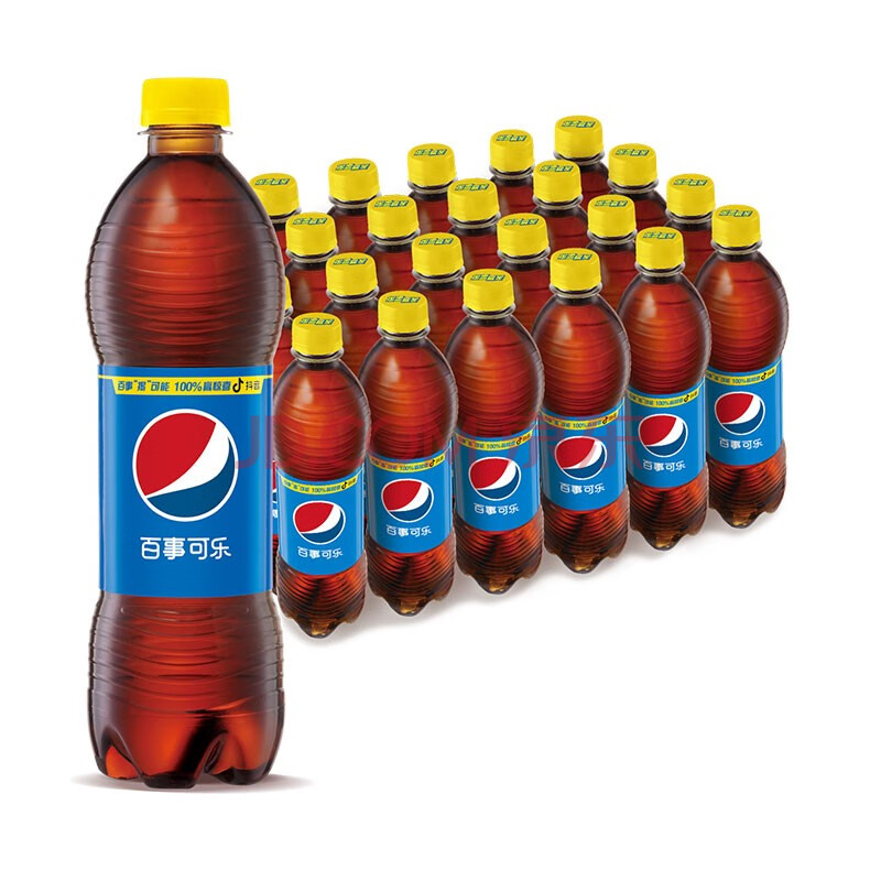 百事可乐可乐型汽水(500ml 100ml)*24瓶
