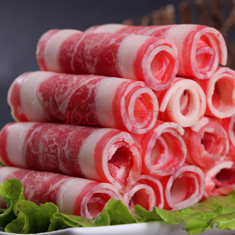 雪花肥牛卷牛肉卷800g肥瘦相间火锅搭档花样吃法