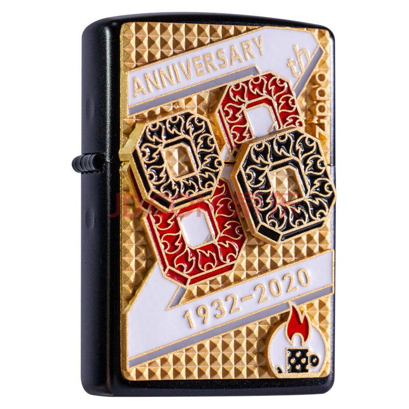 zippo打火机官方芝宝zppo男士煤油火机纪念送礼 88周年(单机无油)