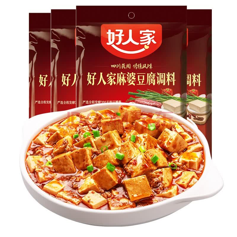 好人家川菜系列 麻婆豆腐调料 80g*4