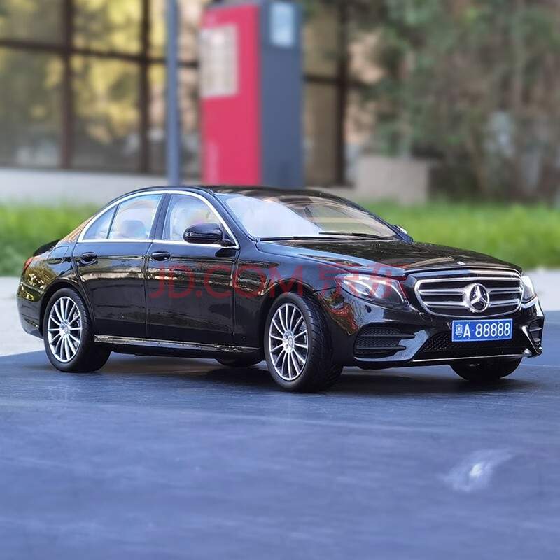 奔驰e300车模 iscale奔驰原厂 1:18合金奔驰e级300l汽车模型 旅行版