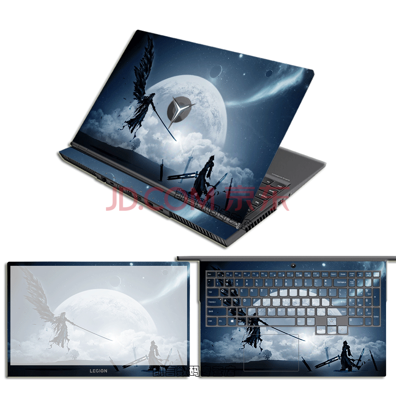 x电脑贴纸r7000/y7000p笔记本贴膜 图案款式8 abcd面 高清防刮钢荒い