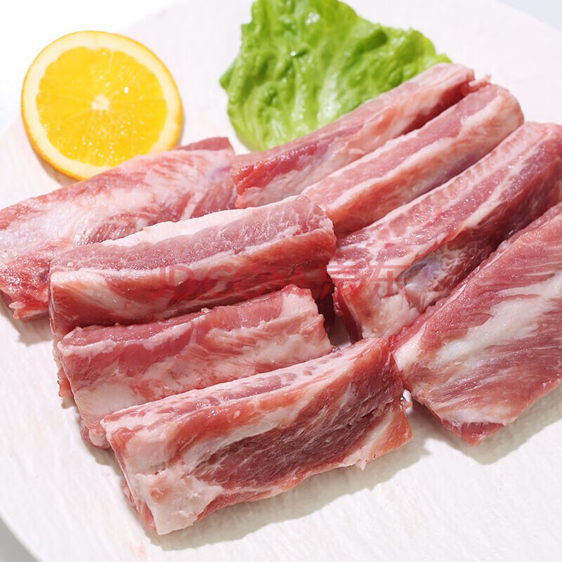 宝然排骨新鲜肋排猪肉土猪肉生鲜冷鲜肉五花肉肋排段黑猪生鲜 猪小排3
