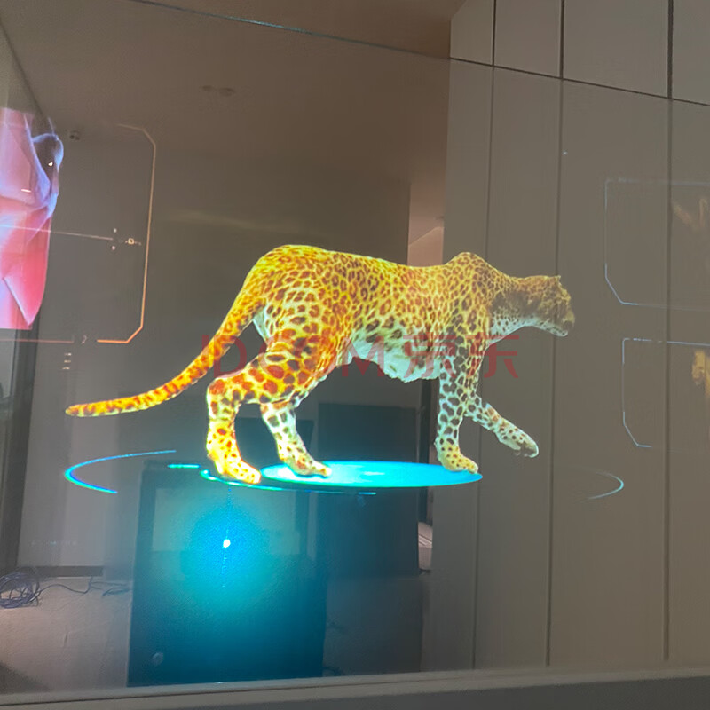 全息投影玻璃贴膜裸眼背投幕布橱窗广告幻影成像膜透明互动 【韩】