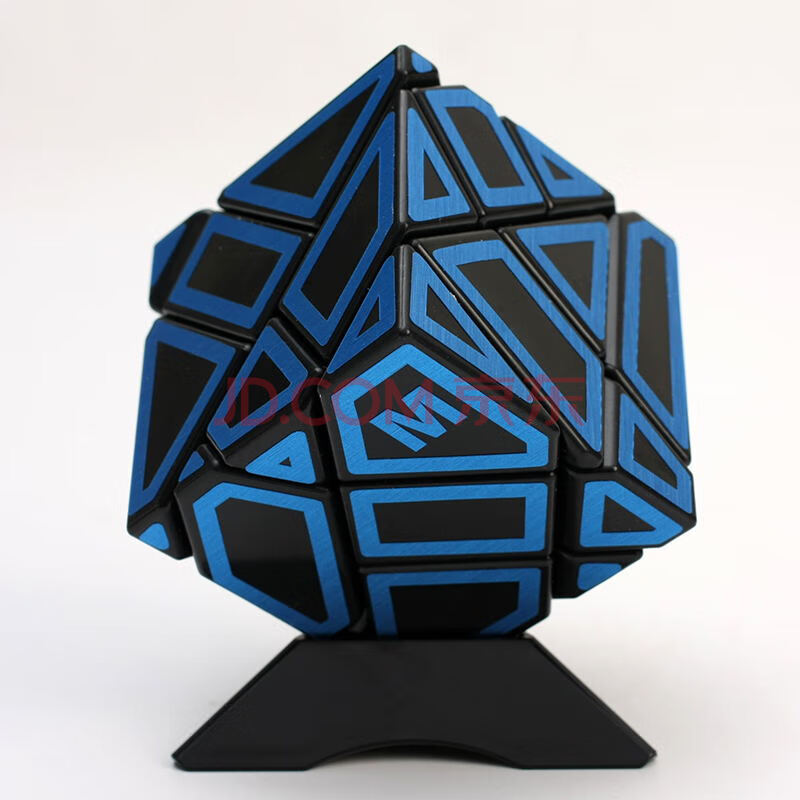 烧脑难3三阶鬼魔魔方方寸碳纤维异形魔方顺滑学生儿童益智玩具 三阶鬼