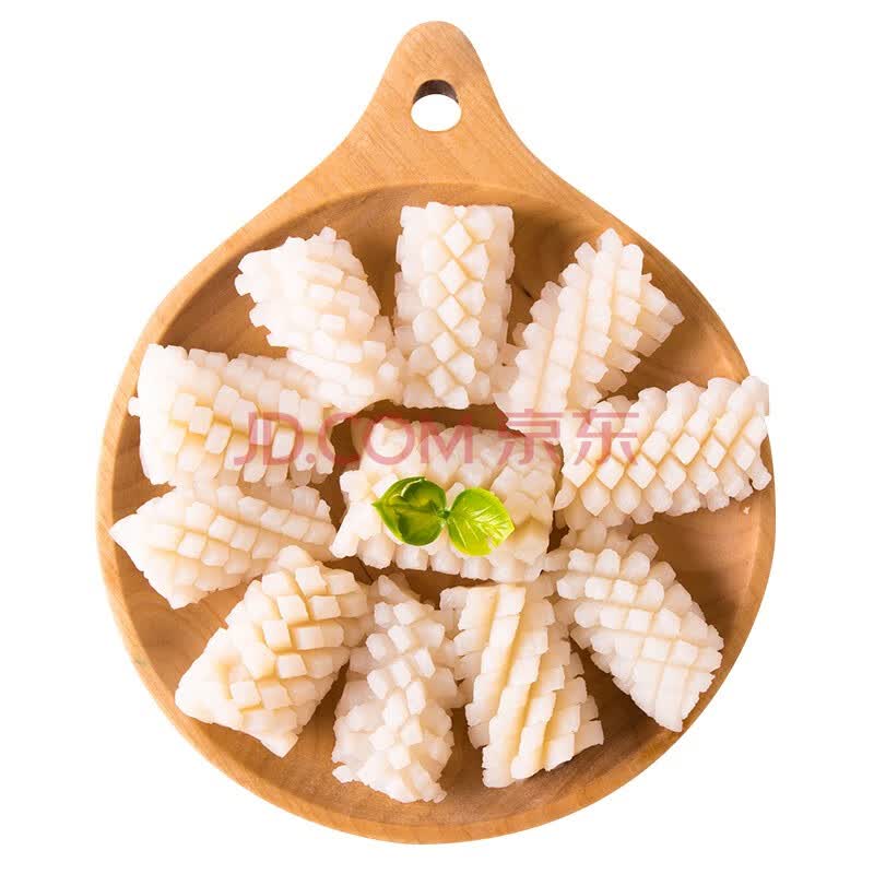 品珍鲜活 冷冻精制鱿鱼花250g*2袋 国产海鲜水产 火锅烧烤食材