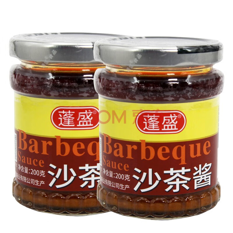 蓬盛沙茶酱200克火锅调味酱烧菜蘸料家用调味料广东风味无辣 沙茶酱