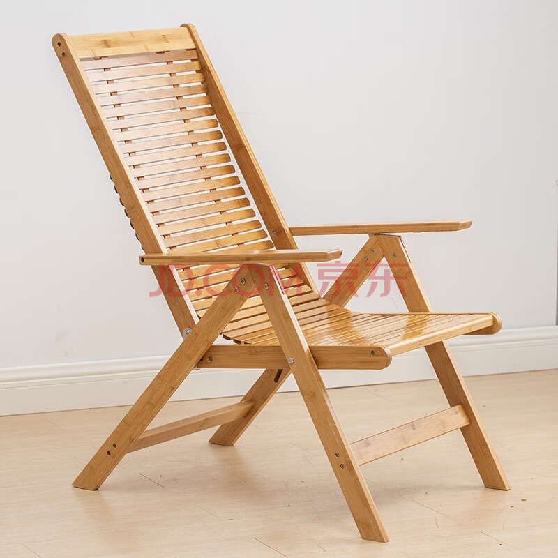 小竹匠 躺椅折叠椅家用阳台老人懒人休闲靠椅办公室午休午睡靠背竹