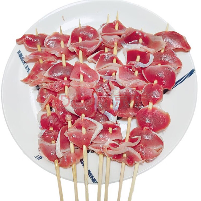 鸭胗串烧烤铁板烤串户外烧烤食材鸭肫原味鸭肾串半成品20串整包