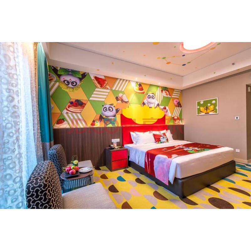 广州长隆熊猫酒店帅帅房 1晚   三人一票多园两日票 1份 平日价0