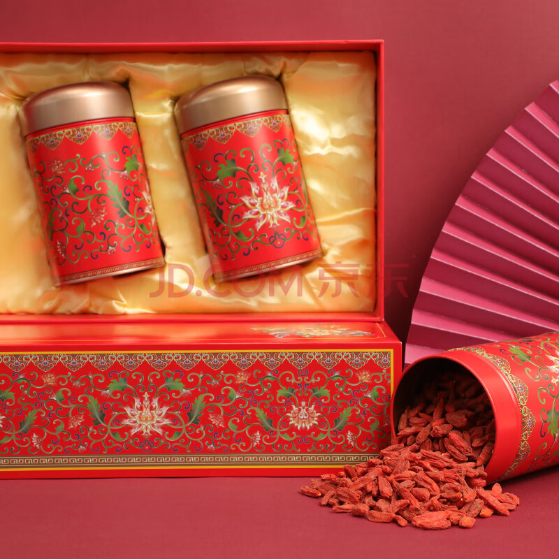 创帝 宁夏大果红枸杞礼盒装春节送礼喜事伴手礼送长辈父母500克装