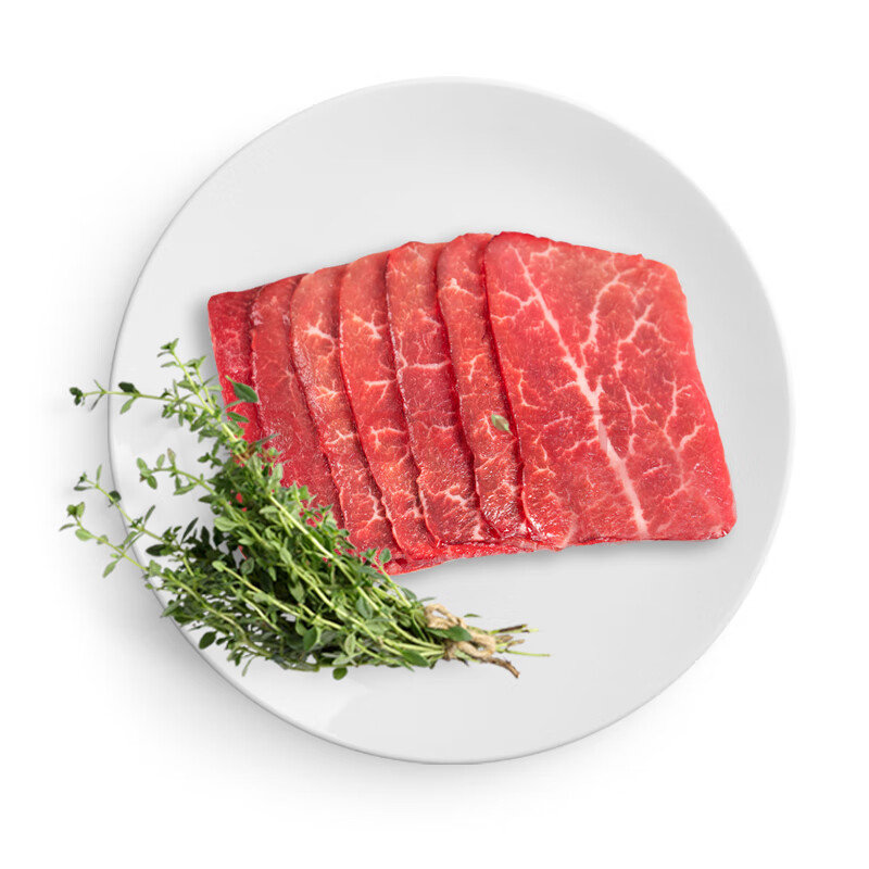 纽澳阳光乌拉圭进口和牛m5原切雪花牛肉片300g