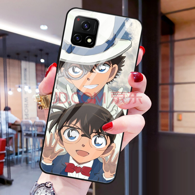 7/5/u3/z1x/x60pro手机壳玻璃y31s y30 y52s y3s 名侦探柯南-怪盗基德