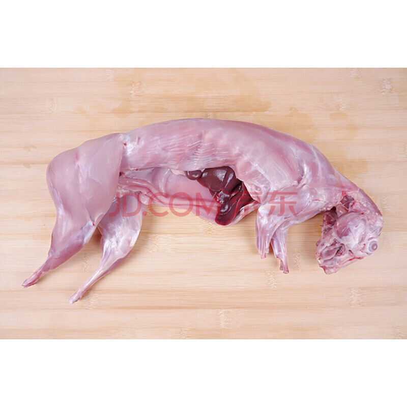 富铭士 现杀兔子肉新鲜生兔子肉不带头整只兔子一只1000g
