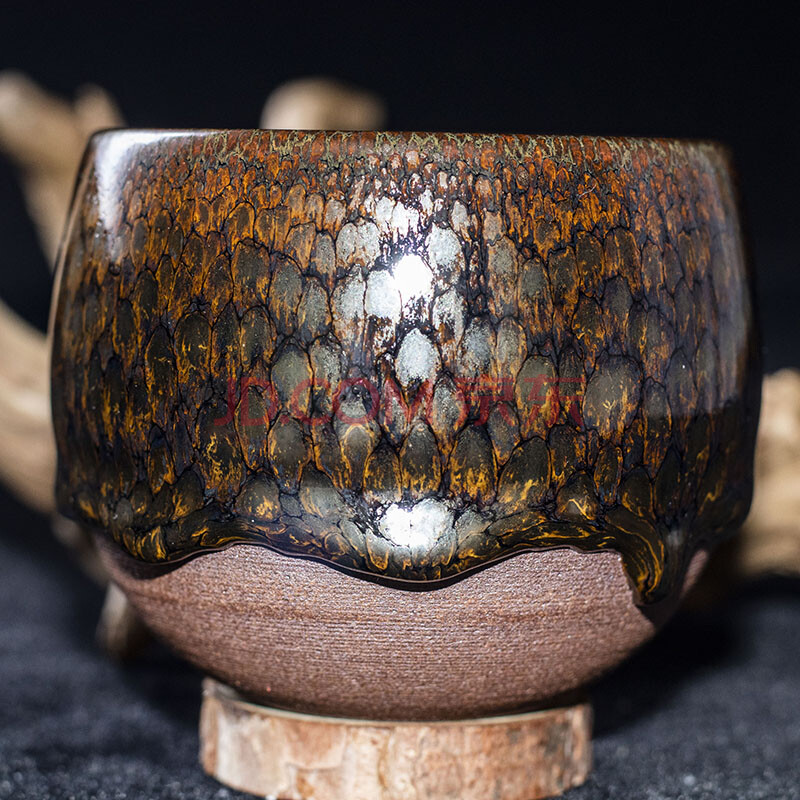 【惜缘(鹧鸪斑)】釉色清新玻化好层次佳 连志华 口