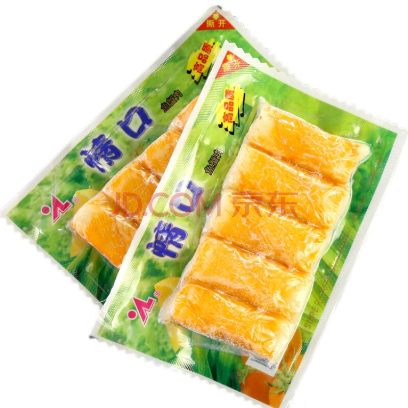 无法呼吸蟹足棒友联情口鱼蟹肉100g*5即食大连蟹棒蟹肉棒手撕蟹味棒