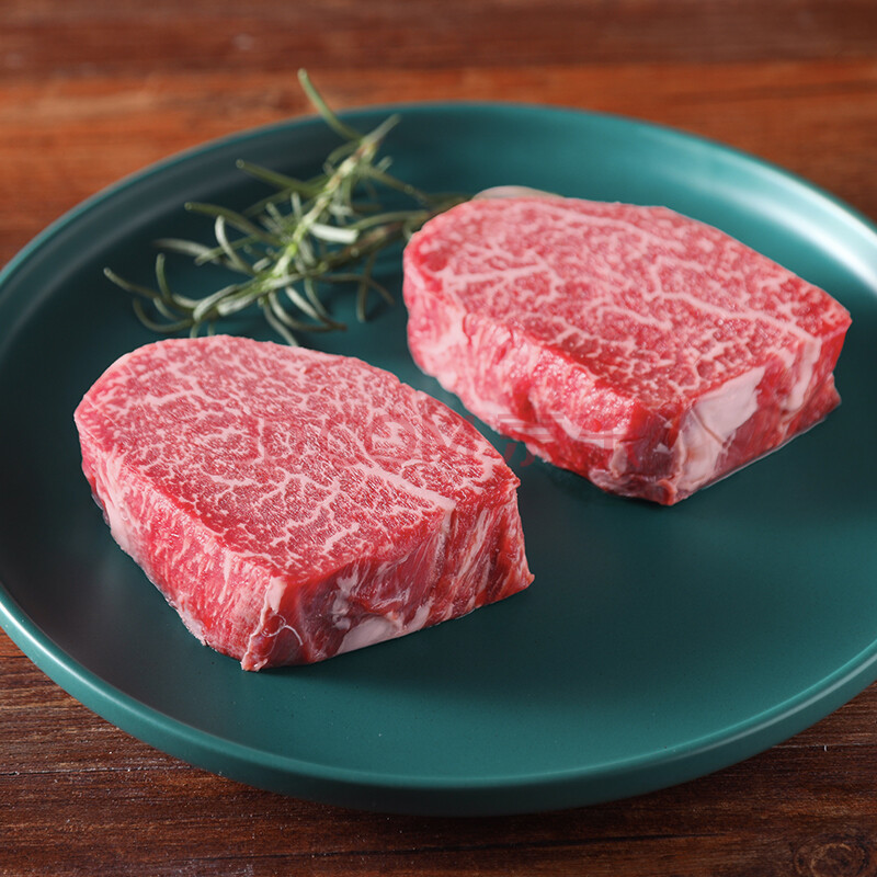 爵鲜 澳洲和牛m9菲力原切雪花儿童牛排牛肉牛扒非日本a5神户牛肉 1000
