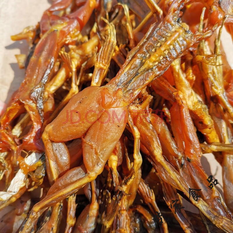 湖南特产农家自制烟熏腊牛蛙250g 500g腊味干锅青蛙麻庚 500g