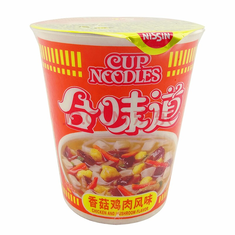 小杯面 6杯组合装 十二种口味可选 即食泡面 (78gx6 香菇鸡肉风味)
