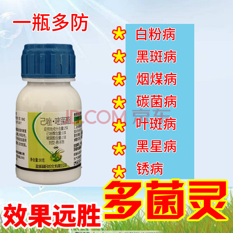 藥花卉植物月季多肉病蟲害多菌靈鏽病黑斑病炭疽病煙煤病農藥 60g