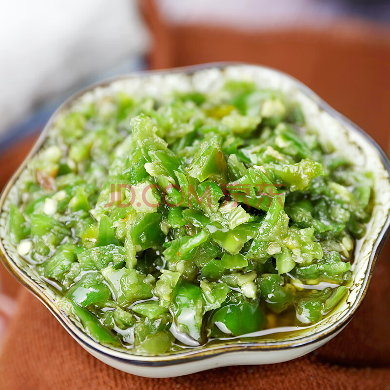 青椒酱辣椒酱四川剁椒酱蒜蓉辣椒酱香辣罐子下饭菜200g 青椒酱200g*2