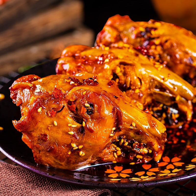 味古蜀冷吃兔头180克/袋 自贡冷吃兔肉类即食四川特产冷吃麻辣零食