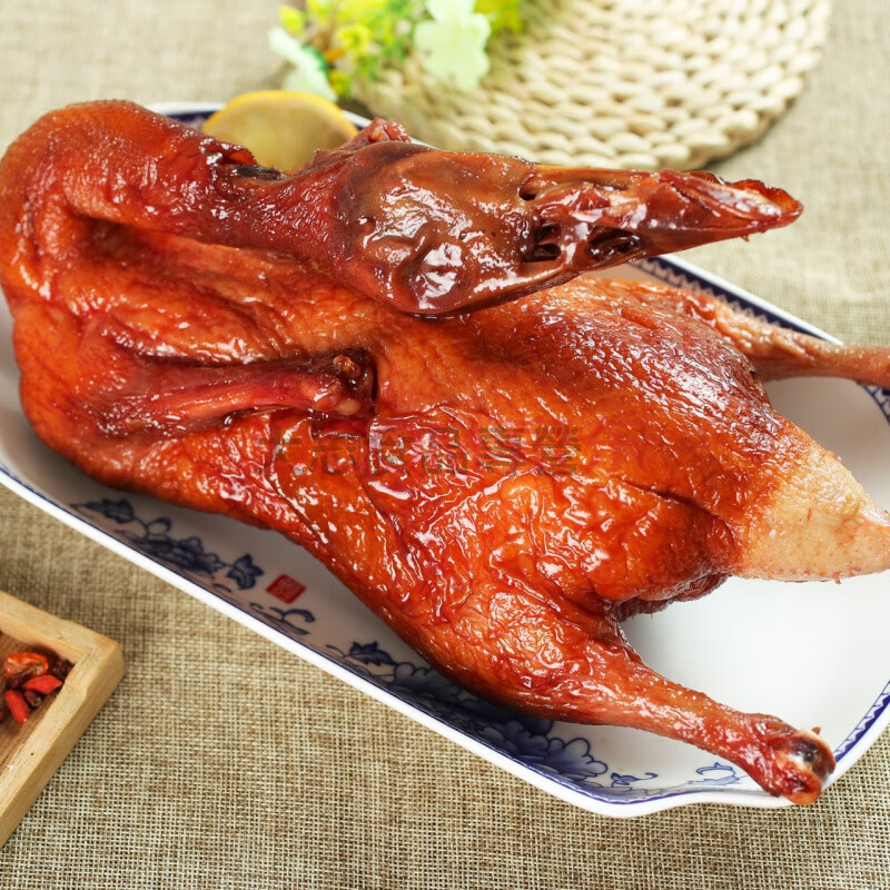 正宗招牌荷叶鸭全鸭整只荷叶鸭鸭肉酱卤鸭盐水鸭风味烤鸭酱鸭扒鸡 酱