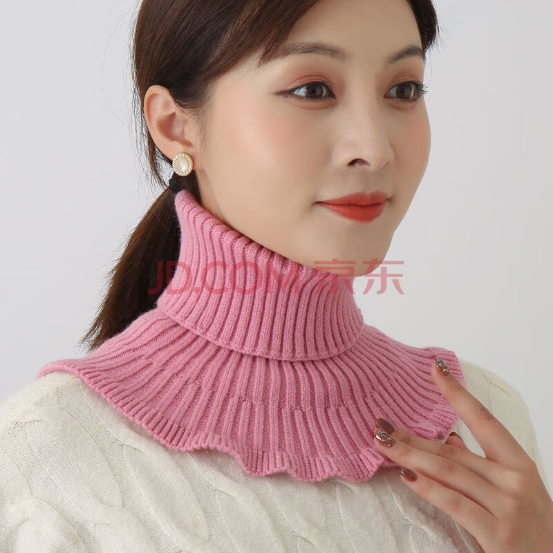 服饰配件 女士丝巾/围巾/披肩 卡若登 卡若登新品假卫衣领子脖套女冬