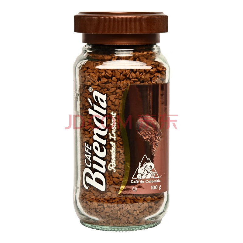 哥伦比亚进口 buendia 博恩 香浓冻干速溶咖啡100g