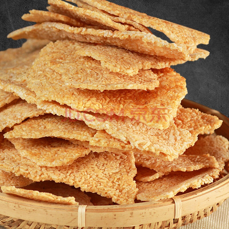 安徽特产锅巴零食小吃休闲食品吃的大米柴火土灶 微甜味500g