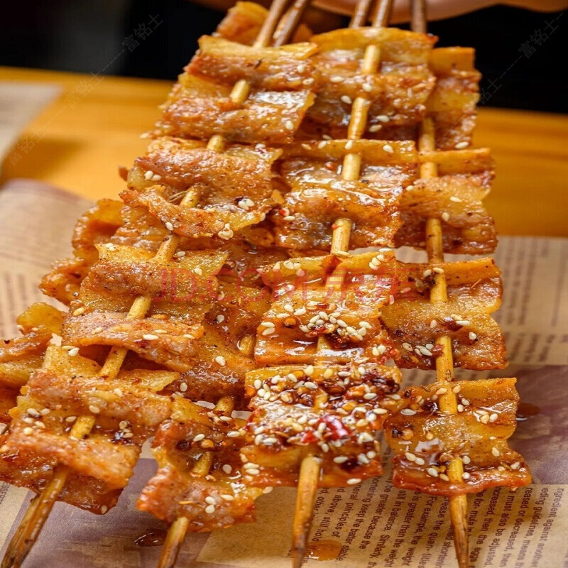 bbq户外烧烤半成品五花肉串猪肉串烧烤油炸食材 富铭士 40串