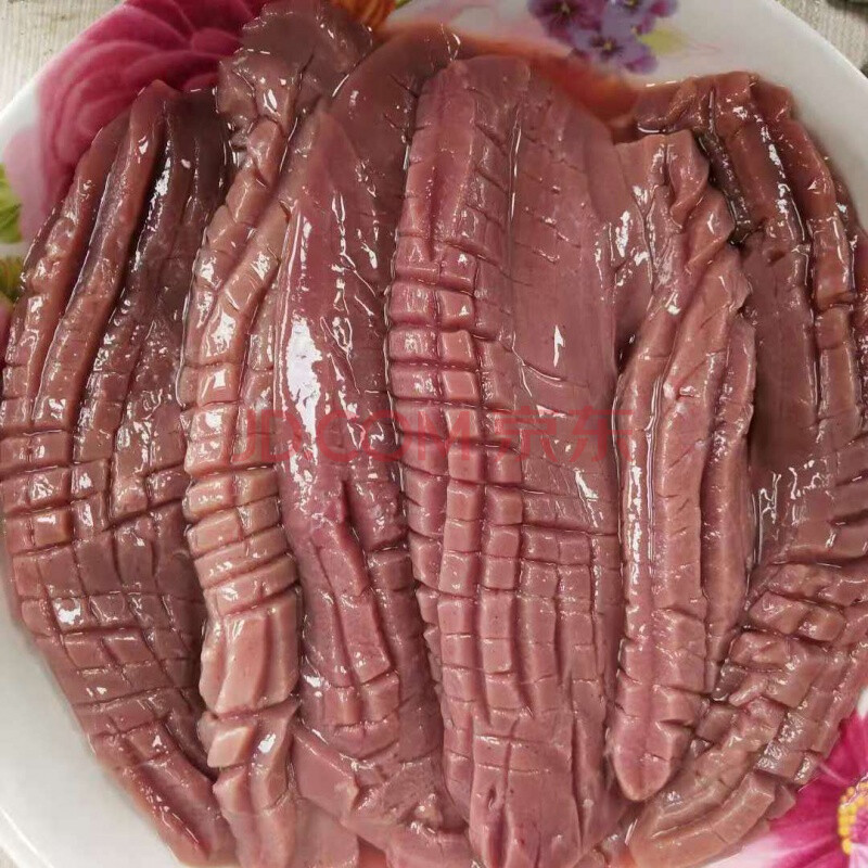 食材脆爽猪腰花新鲜猪腰子猪肾火锅配菜烧烤串串烧食材 手工精切腰花