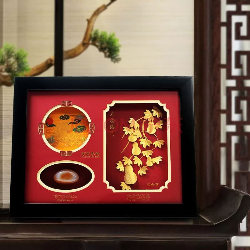 南京特产纪念品 特色工艺品摆台送老外礼物出国礼品南京旅游礼物 黄