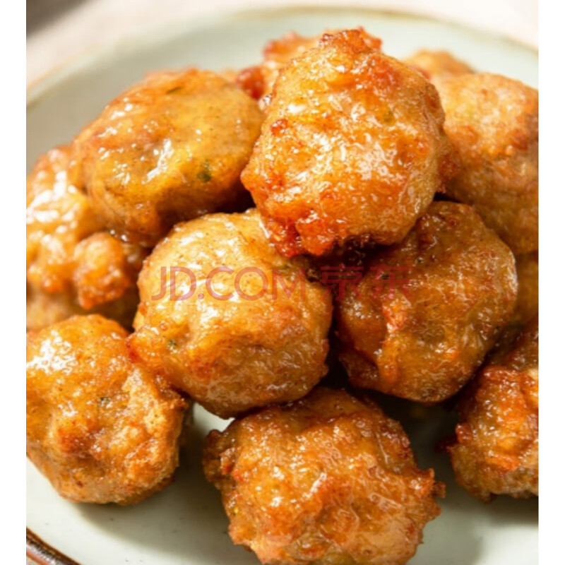 炸肉丸火锅关东煮食材配菜炸丸子手打丸子油炸猪肉丸 500g