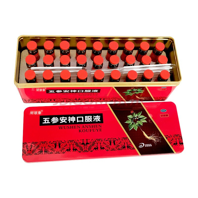 邦琪五参安神口服液10ml*27支益气安神可用于睡眠食欲不振动则汗出