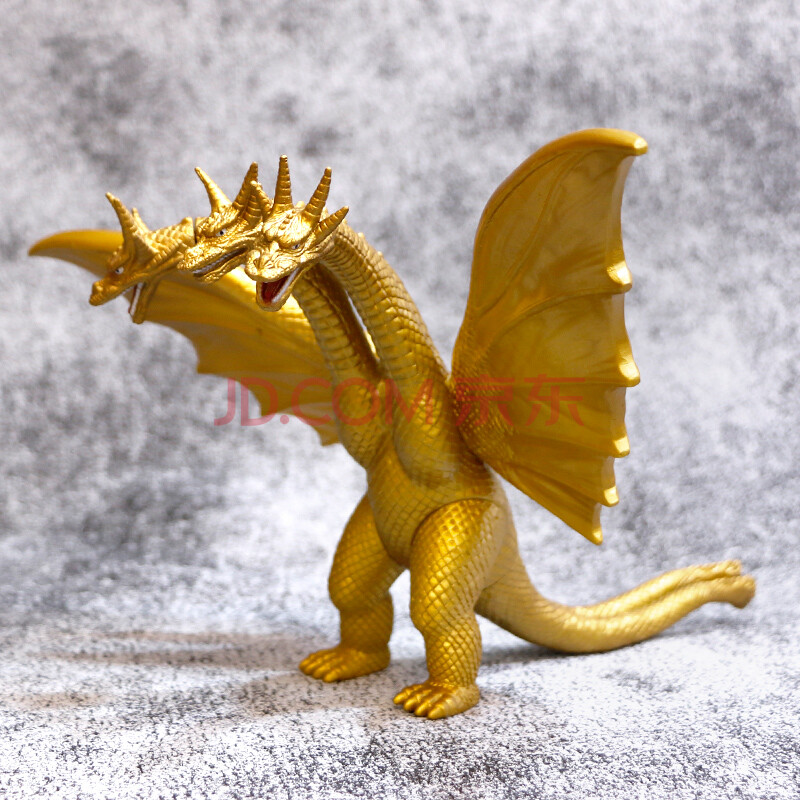 哥斯拉大战金刚shm怪兽基多拉可动模型玩具三头龙摆件 基多拉(高约18