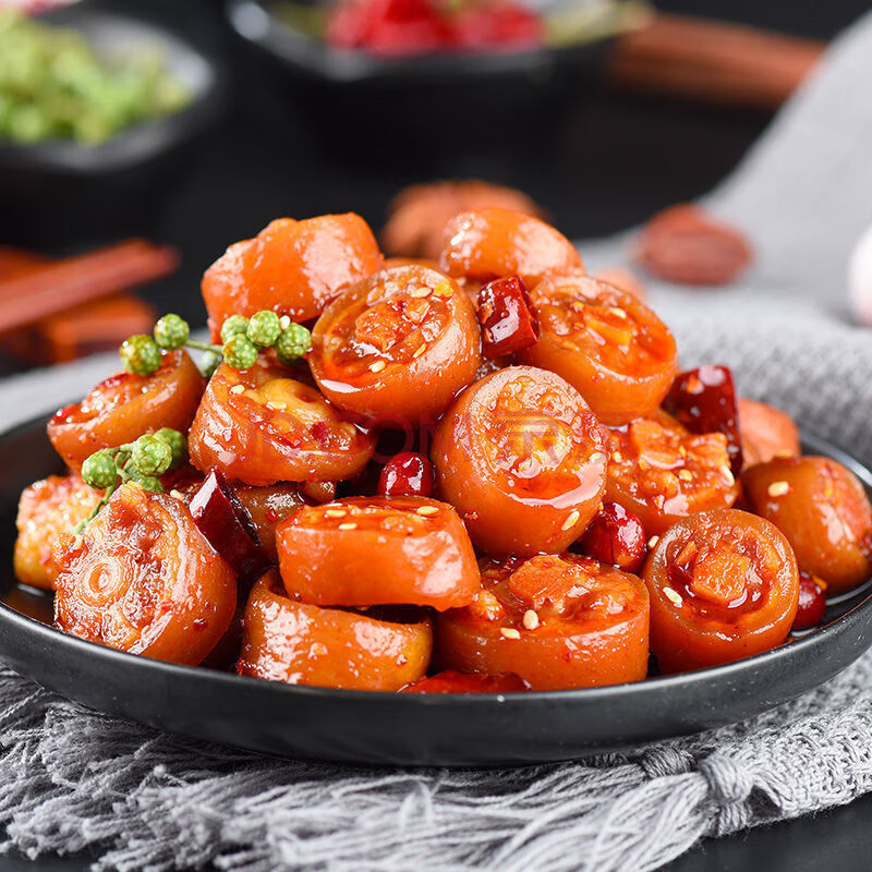 【一罐半斤】麻辣猪尾巴卤猪尾巴卤菜熟食卤味小吃下酒菜下饭菜aa