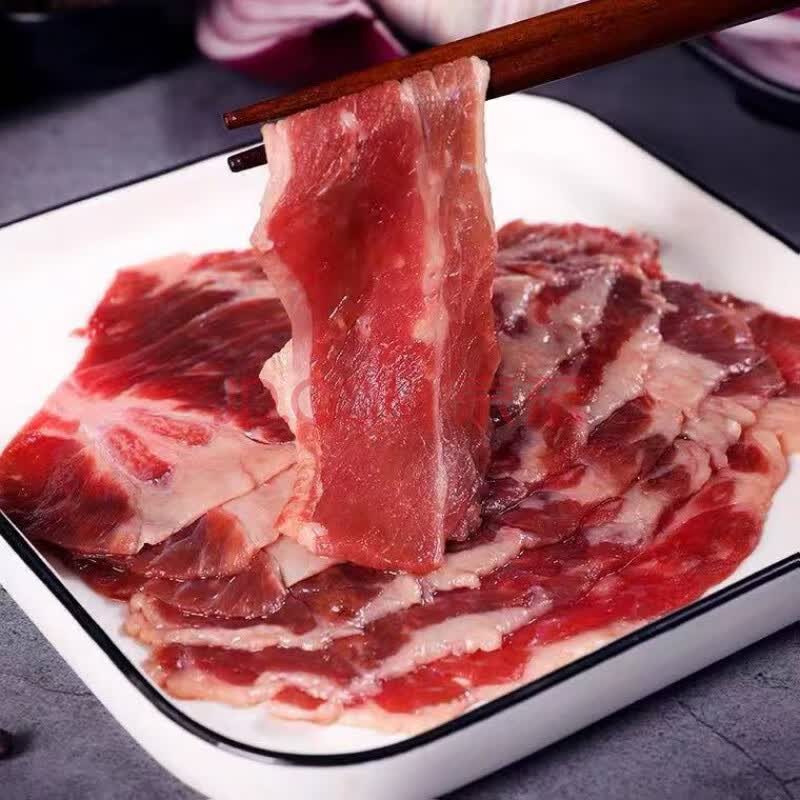 4斤新鲜肥牛卷微调理牛肉卷火锅食材批发涮火锅牛肉片2斤 青封铭 5斤