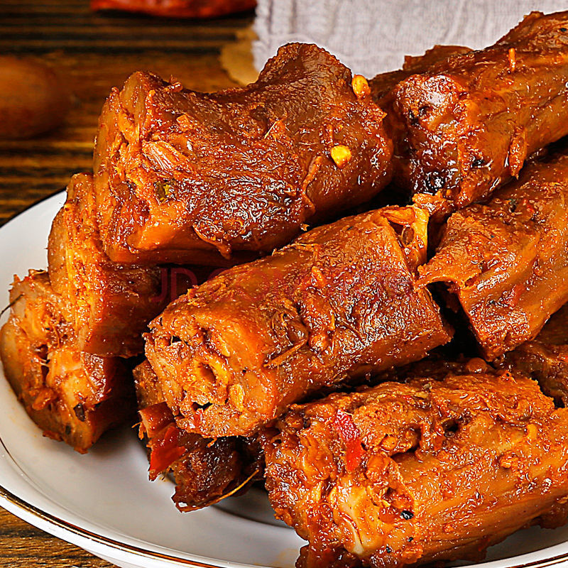 香辣烤脖卤味休闲零食乡巴佬鸡脖鸭脖10包 香辣脖子30包