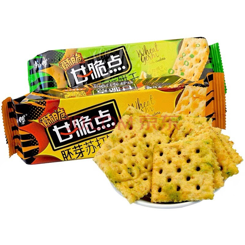 临期食品 康师傅 酥脆甘脆点胚芽苏打饼干86g办公室休闲零食 麦香奶盐