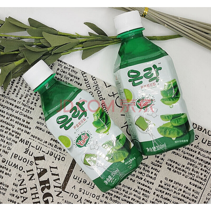 恩乐芦荟粒饮料 恩乐芦荟味果汁饮料芦荟粒果肉果粒饮料350ml网红饮品