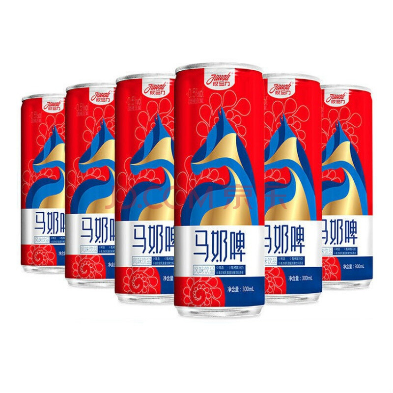 马奶啤 300ml*6 罐 酸马奶内蒙风味饮品极马力奶啤乳酸菌饮料