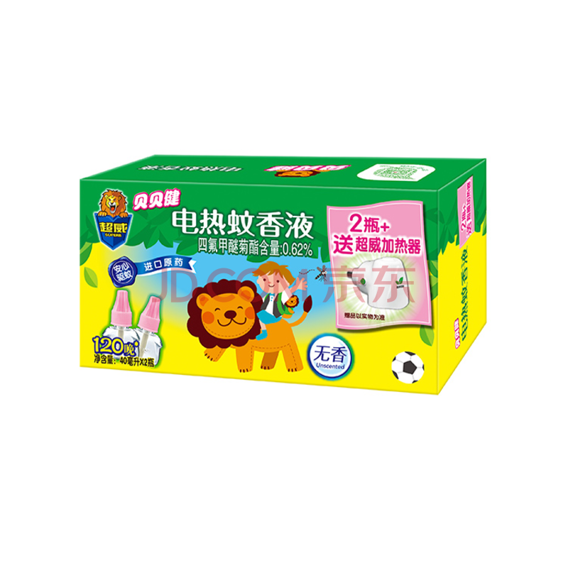 超威贝贝健电蚊香片套装 60片