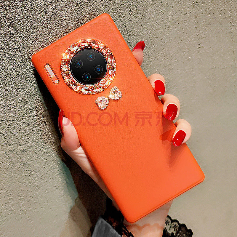 肯魅 华为mate30pro手机壳mate30带钻摄像头保护套水钻网红女潮壳