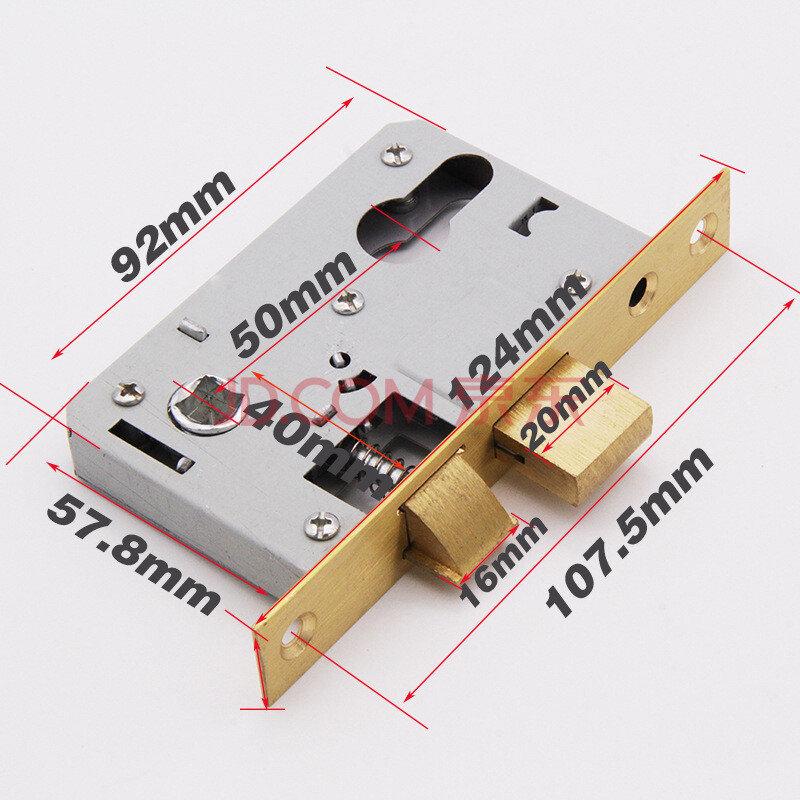沛苓室內門鎖體換鎖芯鎖舌軸承鎖體木門鎖體 臥室門鎖體 鎖頭 小50銅