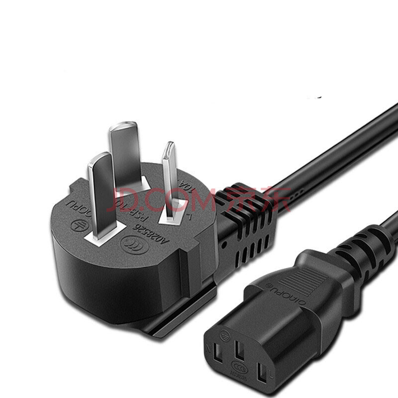 铭安普工具配件充电线三孔电源线 3*0.75长 3米