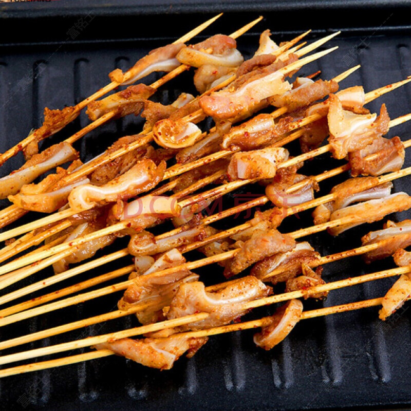 bbq烧烤食材猪脆骨串40串腌制香辣软骨串炊香辣肉串冷冻半成品 富铭士