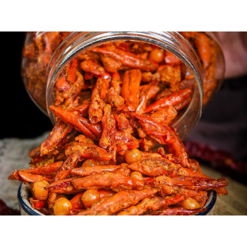 椒 贵州特产小吃麻辣香辣脆零食香酥脆辣椒油炸条贵定香酥辣椒香辣酥